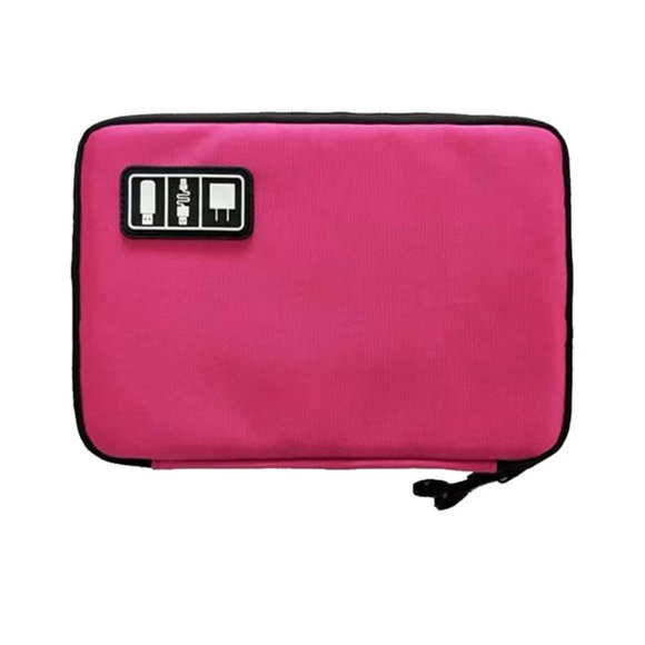 Travel Electronics Cable Organizer Storage Bag Portable Accessories USB Cards - Picture 5 of 7